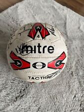 Signed ball mitre for sale  DIDCOT
