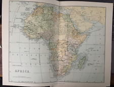 Antique map africa for sale  TORRINGTON