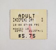 Vintage Independence Day Movie Ticket Stub Cinemark Movies 10 - 7/5/96 for sale  Portsmouth