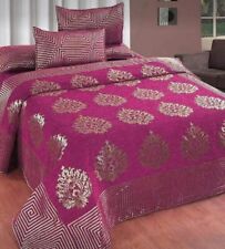 Lençol luxuoso de veludo chenille floral pesado tamanho King com 2 capas de travesseiro comprar usado  Enviando para Brazil
