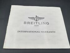 Breitling warranty navitimer usato  Bagno A Ripoli