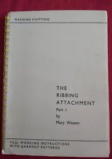 Ribbing attachment book for sale  KILMARNOCK