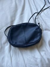 Small navy leather for sale  CORSHAM