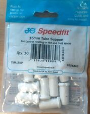 15mm Pipe Tube Support Inserts Liners JG Speedfit Pack 10 -TSM15 John Guest, used for sale  UK