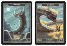 Wurm Tokens Lifelink & Deathtouch artist Scott Murphy Wurmcoil Engine MTG for sale  Shipping to South Africa