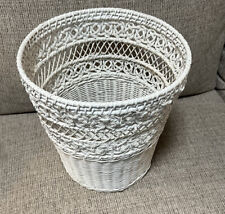 White wicker basket for sale  Lenexa
