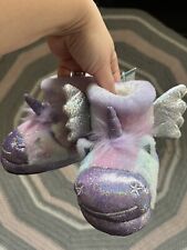 Fluffy unicorn slippers for sale  LONDON