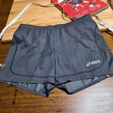 Shorts ASICS Activewear preto tamanho pequeno 30" cintura exercício em camadas comprar usado  Enviando para Brazil