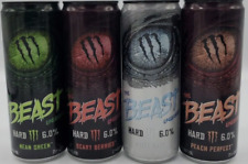 Lote de 4 latas duras Monster The Beast Unleashed colección. Latas vacías , usado segunda mano  Embacar hacia Argentina