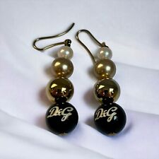 Dolce&Gabbana Love Faux Pearl Drop Earrings for sale  Shipping to South Africa