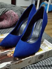 buty damskie, jasny niebieski kolor , eko-zamsz, rozm 39(lepiej pasuje na 38),, używany na sprzedaż  PL
