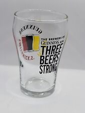 Usado, Guinness Smithwick's Harp Three Beers amostrador de cerveja forte copo de vidro pequeno comprar usado  Enviando para Brazil