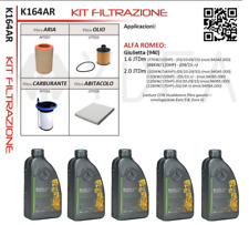 KIT TAGLIANDO 4 FILTRI + 5LT OLIO  5W30 ALFA ROMEO GIULIETTA 1.6 JTDM comprar usado  Enviando para Brazil