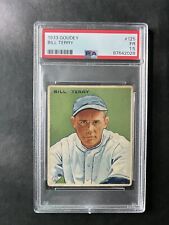 Używany, Bill Terry 1933 Goudey #125 PSA 1.5 Fair New York Giants HOF Nowa płyta na sprzedaż  Wysyłka do Poland