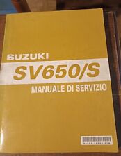 Suzuki sv650 manuale usato  Roma