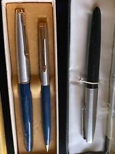 Conjunto de caneta-tinteiro e lápis vintage Parker 21 e Parker 45 comprar usado  Enviando para Brazil