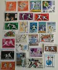 Fencing stamps collection for sale  Shipping to Ireland
