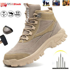 Steel Toe Cap Men Safety Shoes Anti-Smashing Pinchazo Zapato de trabajo industrial segunda mano  Embacar hacia Mexico