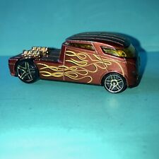 Hot Wheels Qombee Truck Custom Flames Diecast Model 1/64 Nice Used Condition for sale  UK
