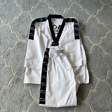 Taekwondo suit whit for sale  DUNMOW