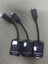 Adaptador activo VisionTek DisplayPort a VGA, Plug and Play P/N 900342 (Lote de 3) segunda mano  Embacar hacia Argentina