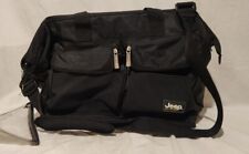 Jeep Traveler Bag Black Duffel Trunk Tote Baby Diaper Bag, used for sale  Shipping to South Africa