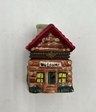 Ceramic log cabin for sale  Caledonia