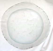 Annieglass round frosted for sale  Gilbert