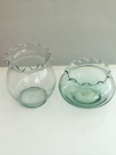 Vintage glass rippled for sale  EASTLEIGH