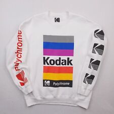 Suéter masculino Kodak médio branco policromado câmera de imagem pulôver tamanho grande comprar usado  Enviando para Brazil