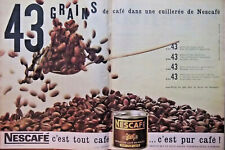 Publicité 1961 nescafé d'occasion  Compiègne