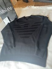 Armani black jumper for sale  CHESTERFIELD