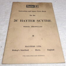 Hayter scythe operating for sale  Shipping to Ireland