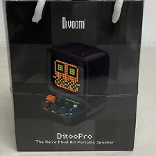 Divoom DitooPro Retro Pixel Art Portable Programable Speaker Color: BLACK for sale  Shipping to South Africa
