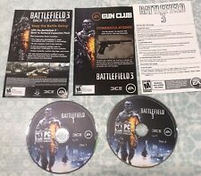 Battlefield 3 (Windows PC, 2011) 2 DVD conjunto com manual e inserções EA M-17+ comprar usado  Enviando para Brazil