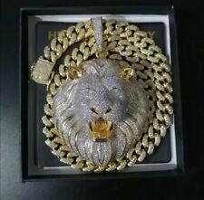 24k lion diamond for sale  San Jose