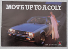 Mitsubishi colt brochure for sale  BOURNEMOUTH