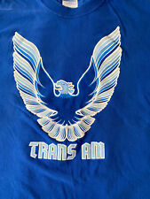 Camiseta Pontiac Firebird Trans Am tamanho adulto grande azul M&O malhas boas e legais comprar usado  Enviando para Brazil