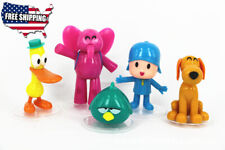 Conjunto de 5 peças figuras de ação Pocoyo Zinkia Elly Pato Loula pássaro sonolento brinquedo topo de bolo, usado comprar usado  Enviando para Brazil