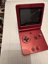 Nintendo Game Boy Advance SP GBA Handheld AGS-001 [Flame Red] Tested-works! for sale  Shipping to South Africa