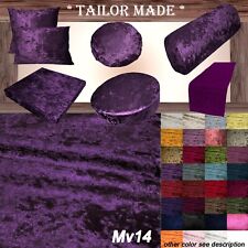 Sofá Mv14 violeta veludo esmagado assento pátio banco almofada reforço capa/corredor comprar usado  Enviando para Brazil