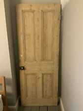 victorian 4 panel pine door for sale  LONDON