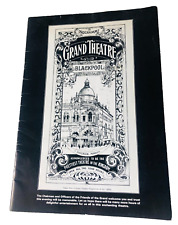 Theatre programme grand for sale  BLACKPOOL