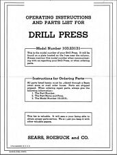 Drill press operating for sale  Addison