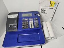 Caixa registradora eletrônica azul Casio SE-G1 gaveta de dinheiro rolos extras levemente usados comprar usado  Enviando para Brazil