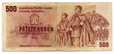 Cecoslovacchia banconota 500 usato  Vittorio Veneto