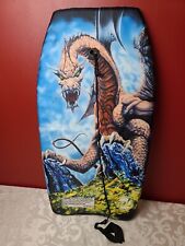 Big Lizard 32"x17" Body Boogie Board - Vintage-Style Retro Fantasy DRAGON for sale  Shipping to South Africa