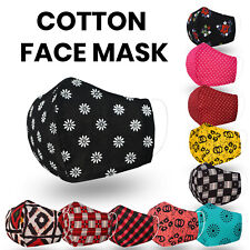 Used, Face Mask 100% Cotton Reusable Washable Breathable Face Mask UK Adult Unisex for sale  Shipping to South Africa