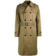 Genuine Dutch army Coat Khaki long officer trench coat with lining NEW for sale  Shipping to South Africa