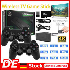 20000+ 4K TV Video Game Stick Retro Gaming Console with 2 Wireless Controllers DE, used for sale  Shipping to South Africa
